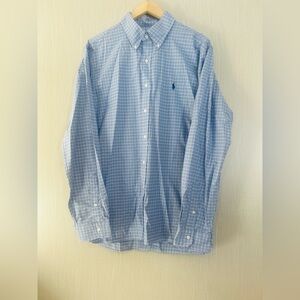 Polo Ralph Lauren Blue Plaid Button-Down Shirt